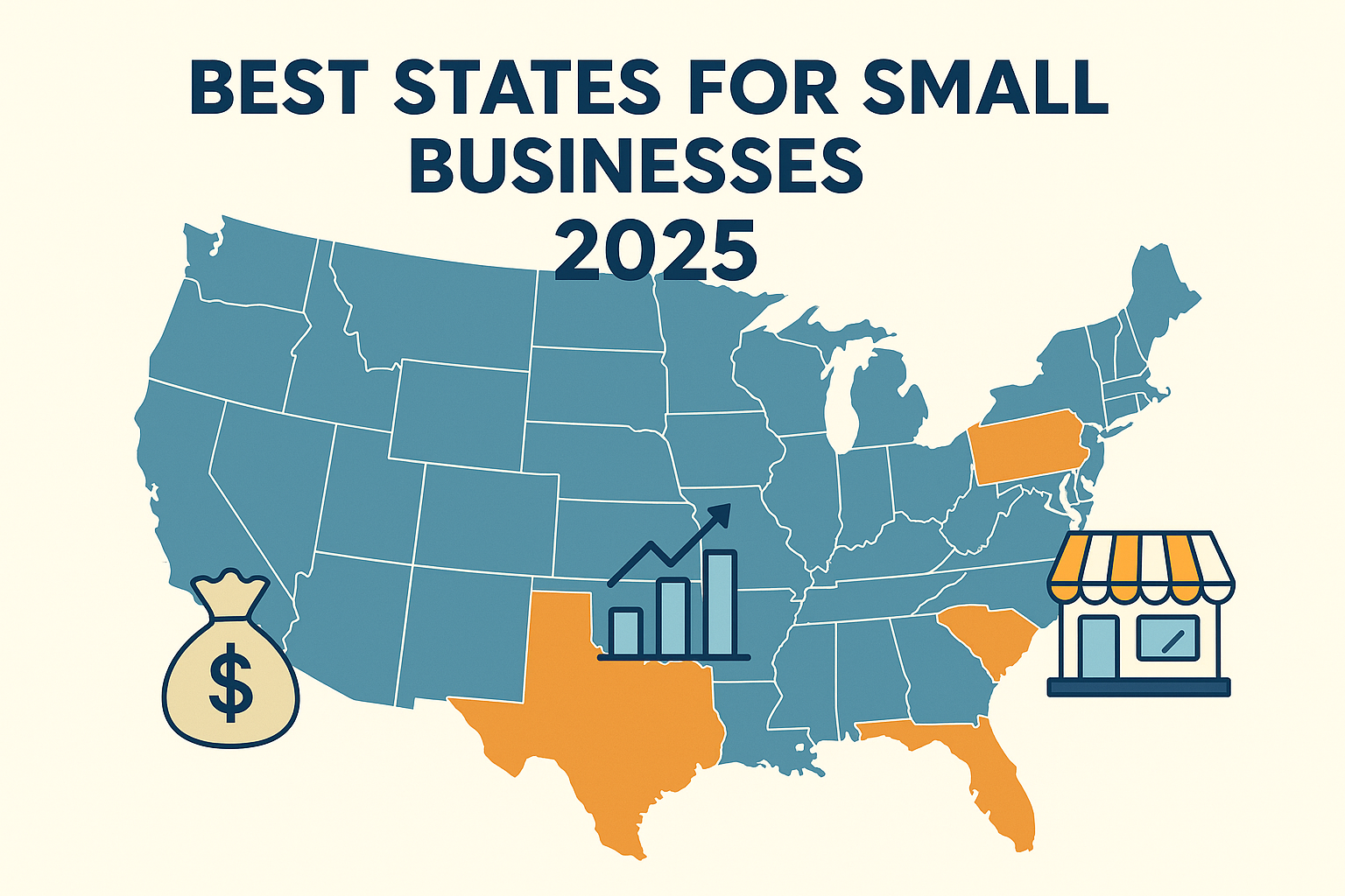 Most Small-Business-Friendly States in USA